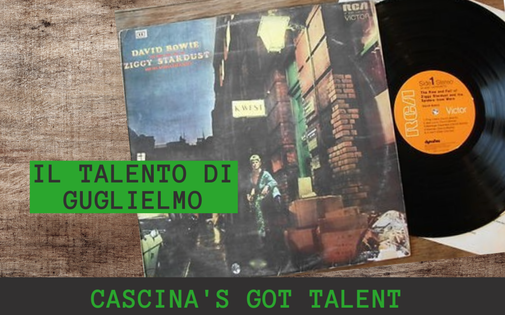 Cascina's got Talent: Ziggy Stardust, il disco preferito da Guglielmo