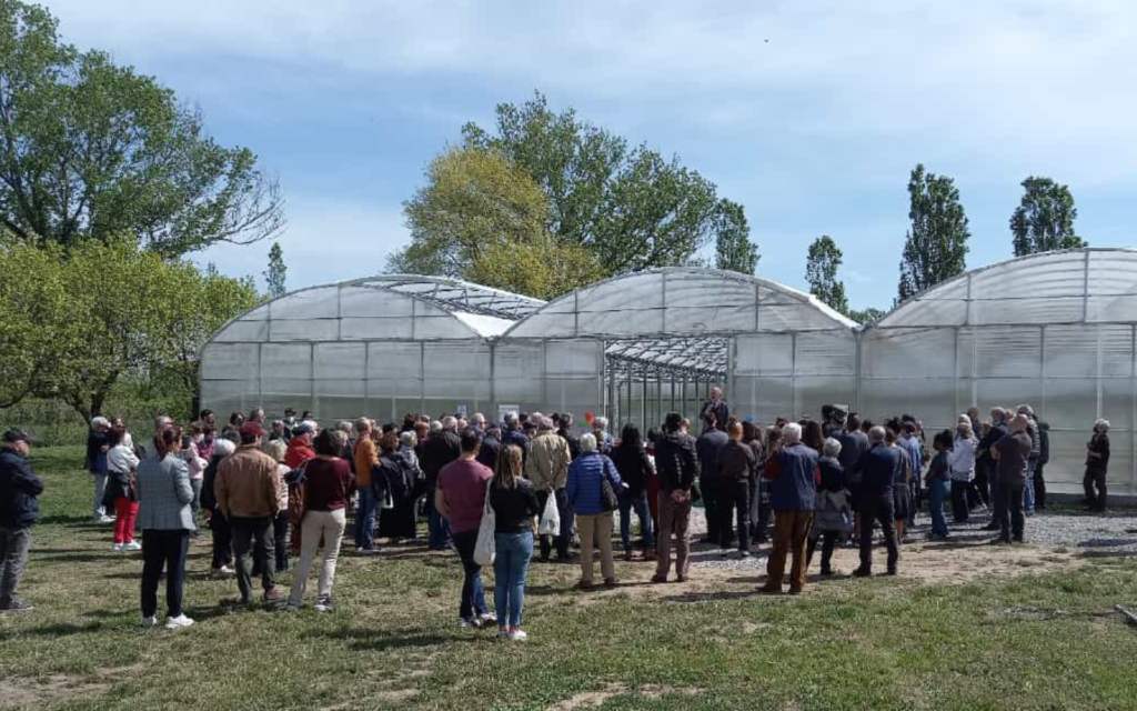 L'inaugurazione delle nuove serre di Cascina Verde